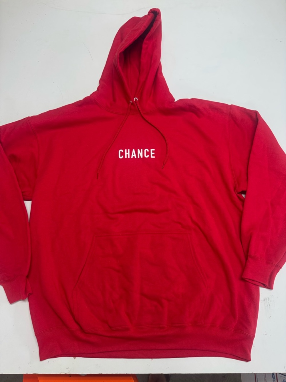 Chance The Rapper Coloring Book Tour Red Hoodie Size 2XL